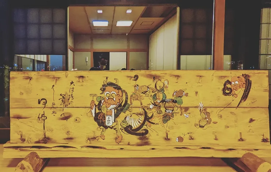 地域の思いを込めて製作したふるさと絵屏風